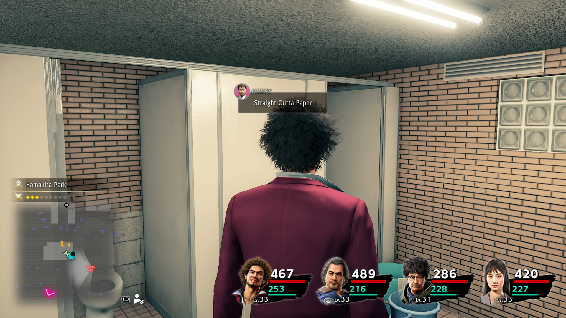Yakuza Like a Dragon where to get pocket tissues for the Straight