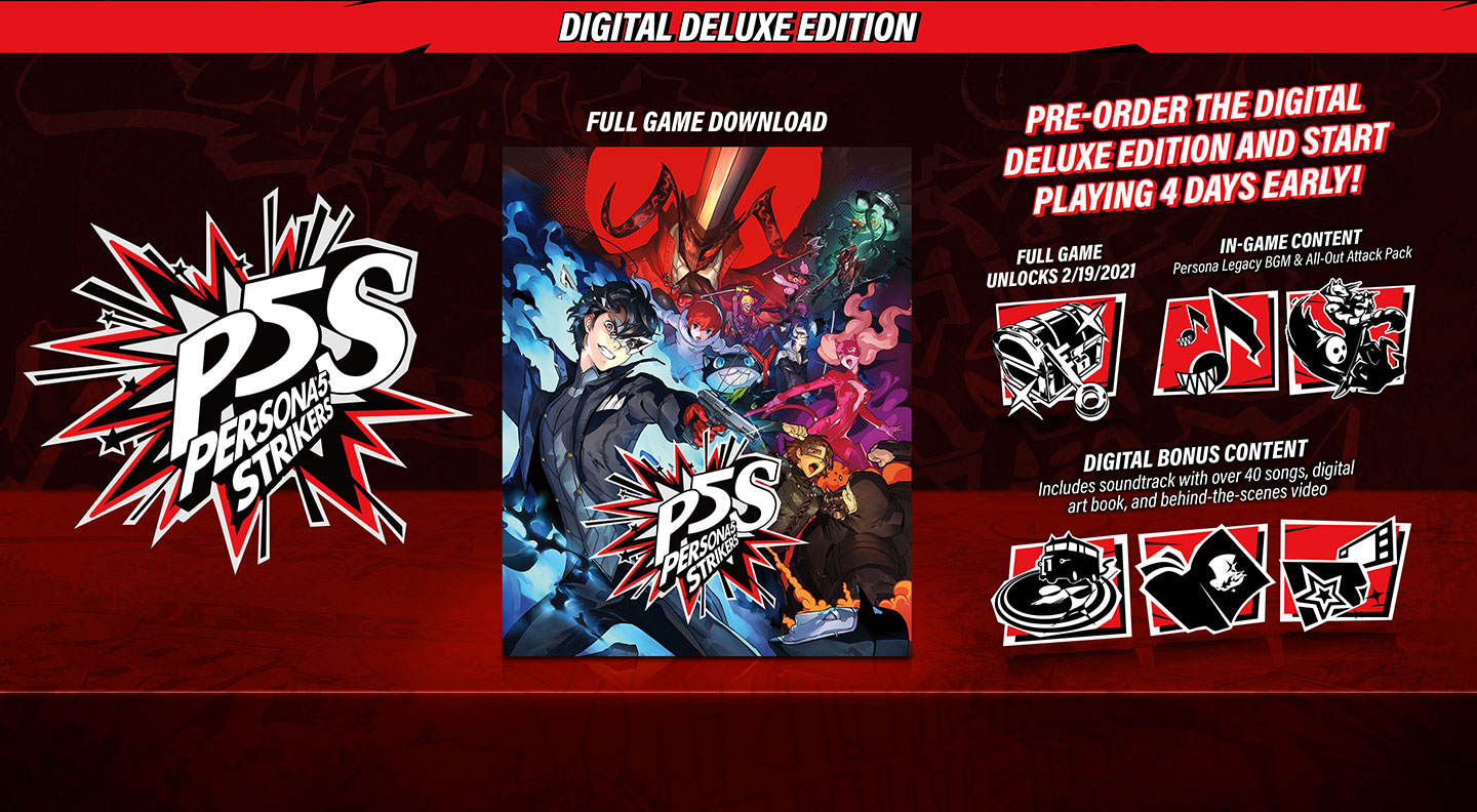 Persona 5 Strikers - Deluxe Edition - What's included