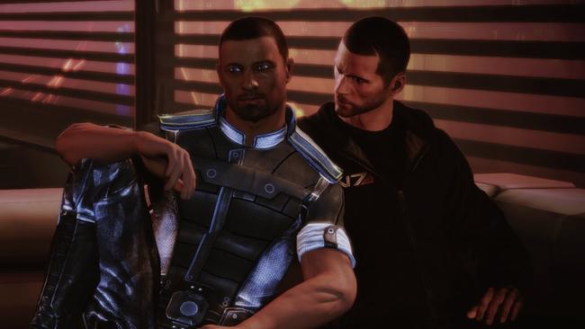 Steve Cortez is a first in ME3 - a male gay relationship option.