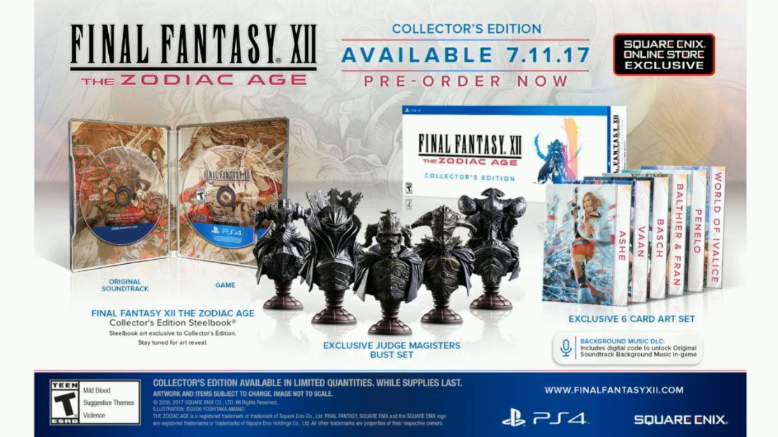 Amazon outs Final Fantasy XII The Zodiac Age Limited Edition