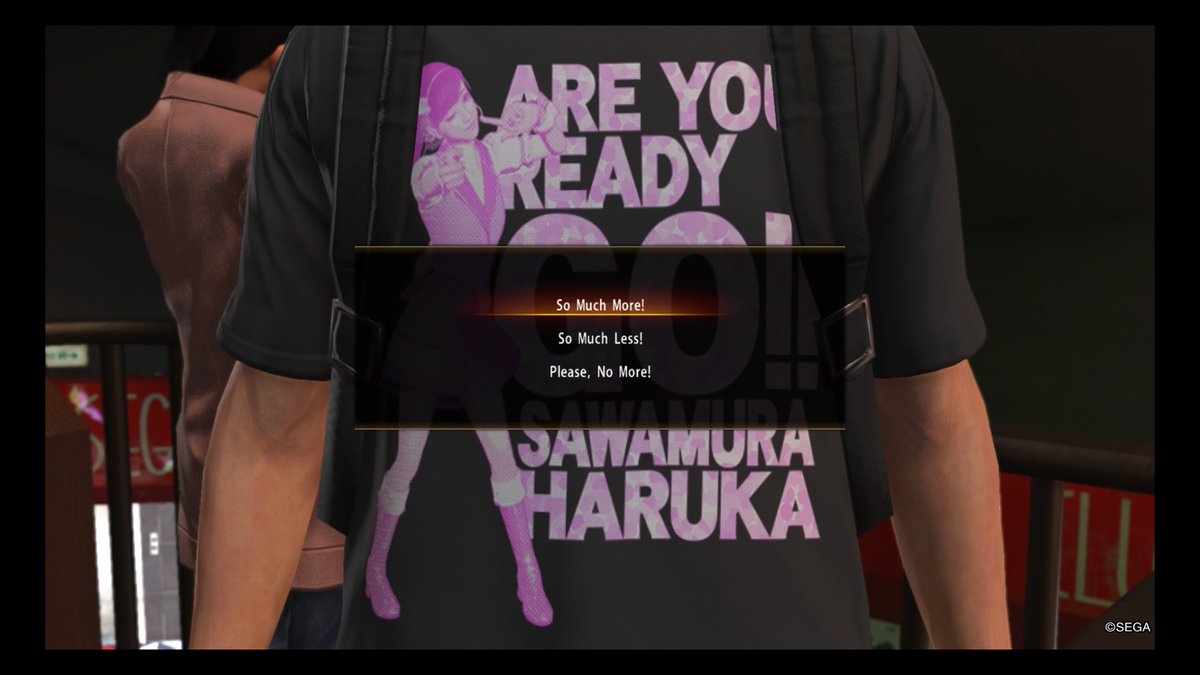 Yakuza 6 haruka question