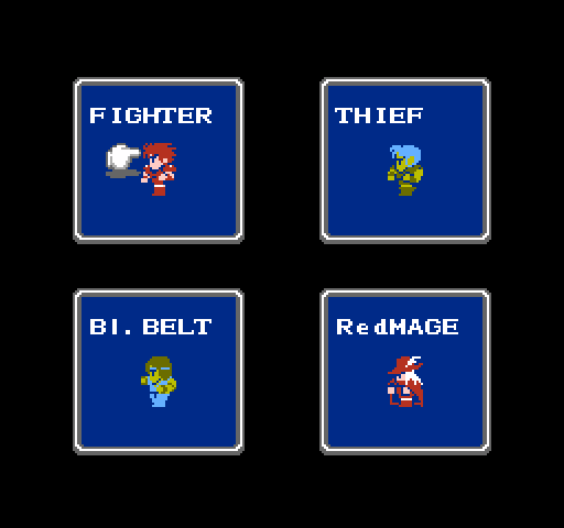 Final Fantasy 1: Magic Items · All usable equipment