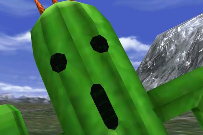 Not just an enemy, Cactuar as a summon in FF8.