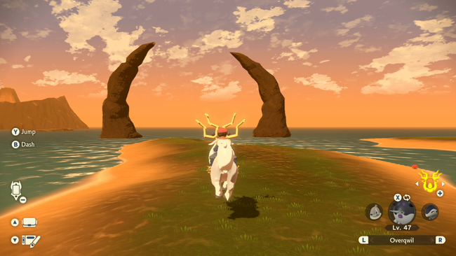 An image of the location in the Cobalt Coastlands players must go to in order to continue The Sea's Legend quest.
