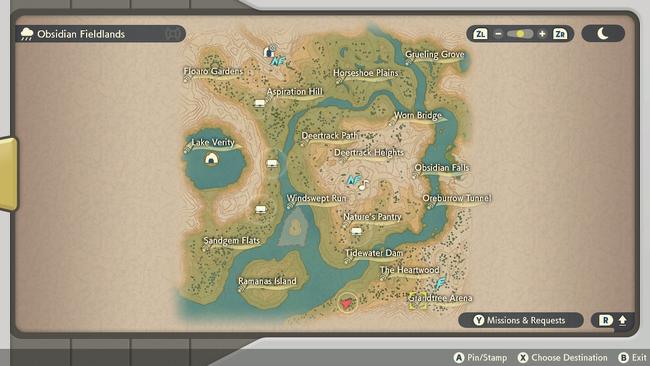 The stone to evolve Eevee to Leafeon, as per the in-game map.
