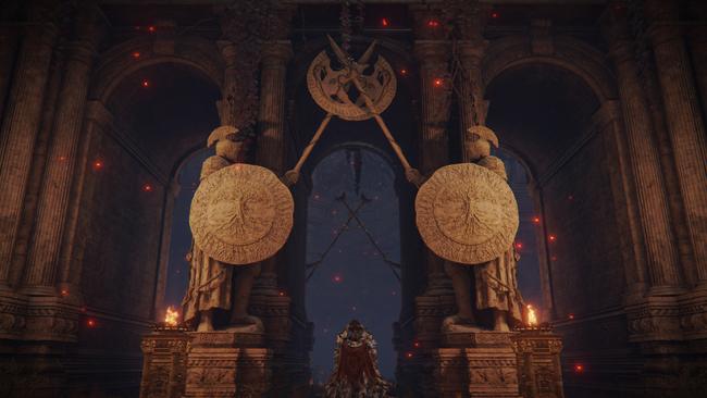 Lifting a Medallion at the Grand Lift of Dectus takes you to the next area of Elden Ring's world.