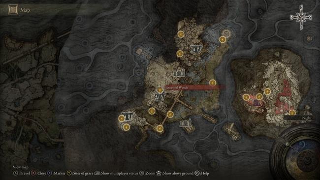 Only one of the Legendary Ashen Remains is found underground in Elden Ring - and it's a good one, the Mimic Tear. This map shows exactly where to start looking.