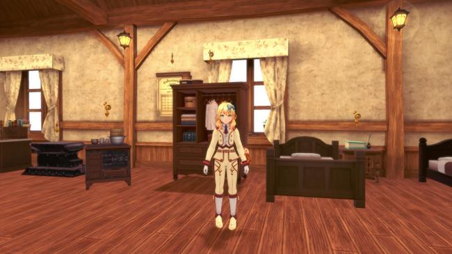 The Snow Formal outfit that you can purchase from Yuki after upgrading Sweet Hearth (Bakery) once.