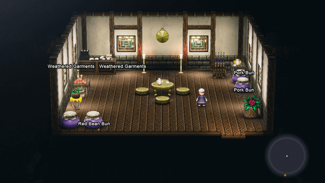 More items to find in the rear room of Shifu's Cottage in Live A Live's Imperial China.