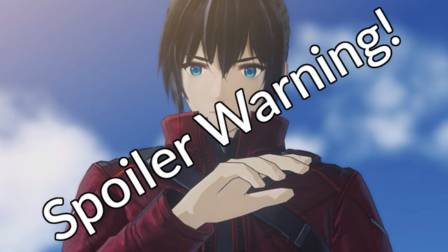 A spoiler warning buffer image for Xenoblade 3.