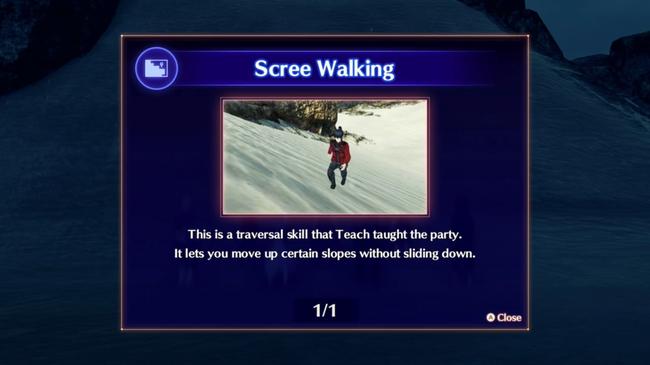 Skree Walking lets you climb some of the tallest inclines in Xenoblade 3 - but not all of them, sadly.