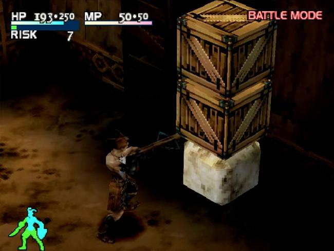 Vagrant Story's box-heavy puzzles were the work of Maehiro's map design.