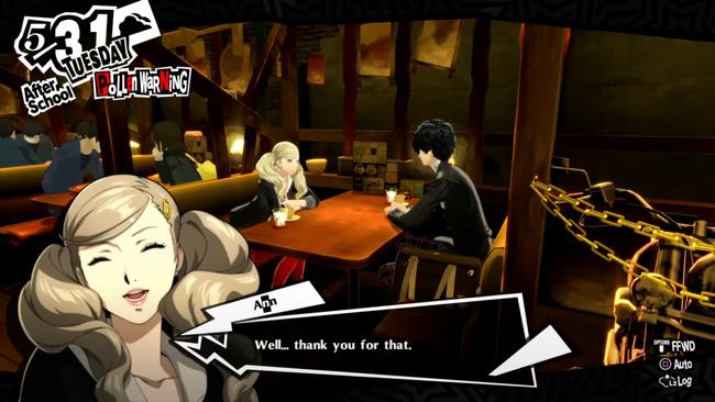 One of the lead characters of Persona 5, there's naturally a deep Ann confidant relationship to uncover - if you make the right choices.