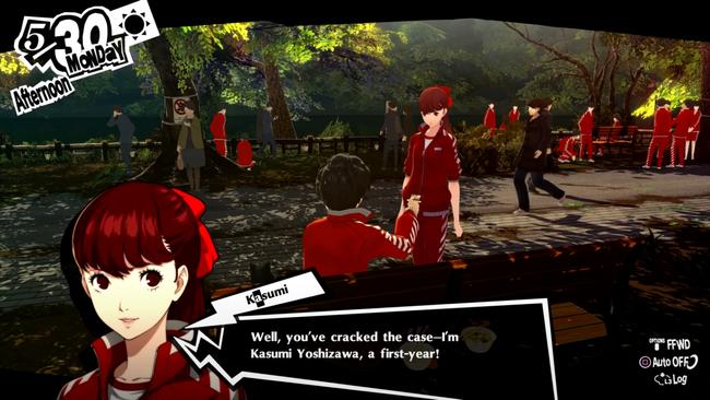 A new character for Persona 5 Royal, the Kasumi confidant relationship can also evolve into a romance.
