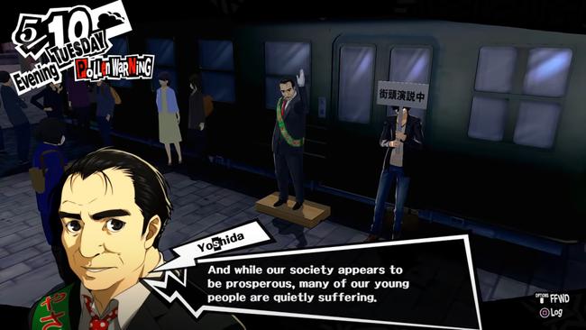 You might be a criminal in Persona 5, but that doesn't stop you from cosying up to a politican with the Yoshida confidant cooperation.