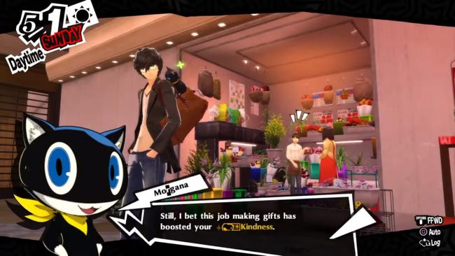 To increase Kindness quickly in Persona 5 Royal, you can do a variety of things, including work in the Flower shop.