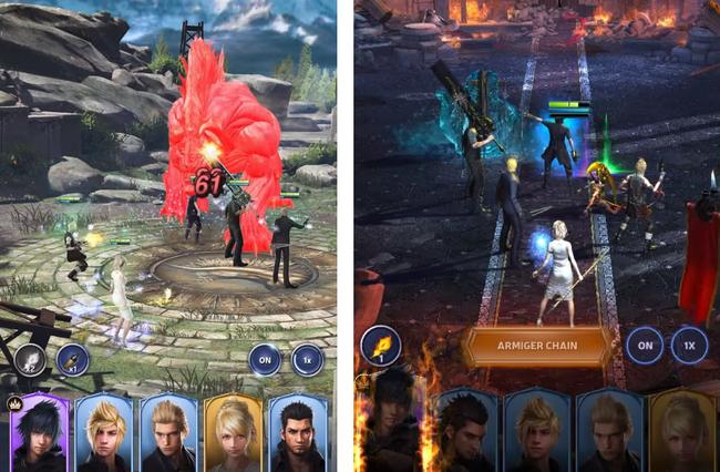 Some of the battles featured in Final Fantasy XV: War for Eos.