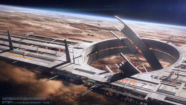 A piece of concept art from the next Mass Effect game.