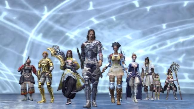 The cast of Lost Odyssey, as strong a party as in any Final Fantasy.