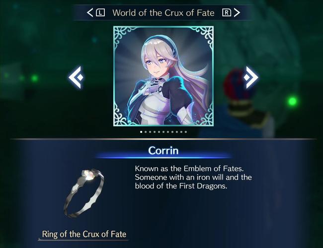 The Emblem of the Fates is Corrin, who had to choose between two families.