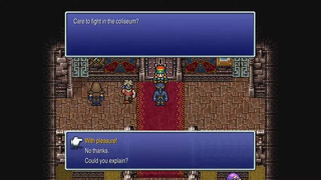 The Coliseum isn't just a way to pass time - it's actually one of the ways to get many of the best items in FF6.