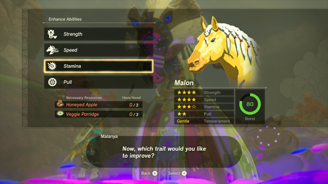 Once you've opened their cocoon, you can use the Horse God to revive your fallen steeds and upgrade others.