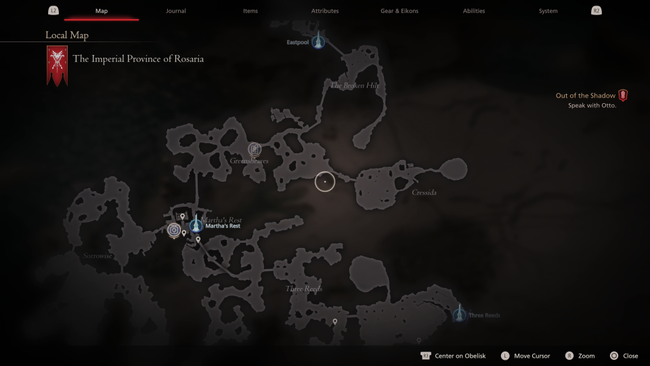 To find the Atlas for the Breaker of Worlds Hunt, you need to head to Cressidia, east of Martha's Rest.