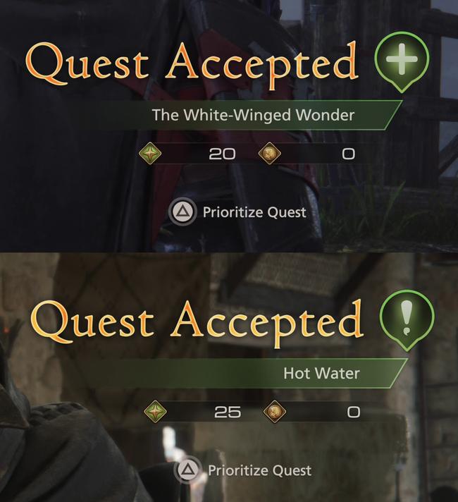 Keep an eye out for the two types of side quest icon in FF16; they clue you in as to which quests are more worth focusing on.