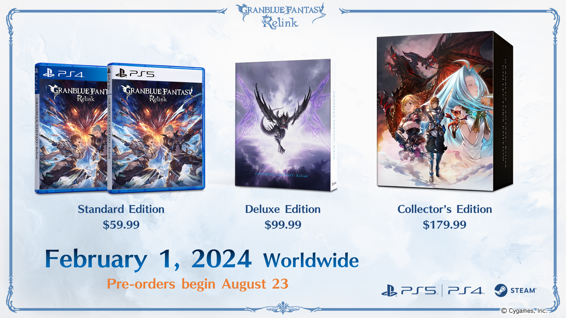 Granblue Fantasy: Relink launches on February 1, 2024