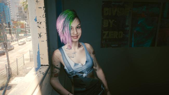 The Cyberpunk 2077 romance options are relatively simple - and this romanceable characters guide makes it even easier to romance your choice, such as Judy, pictured.