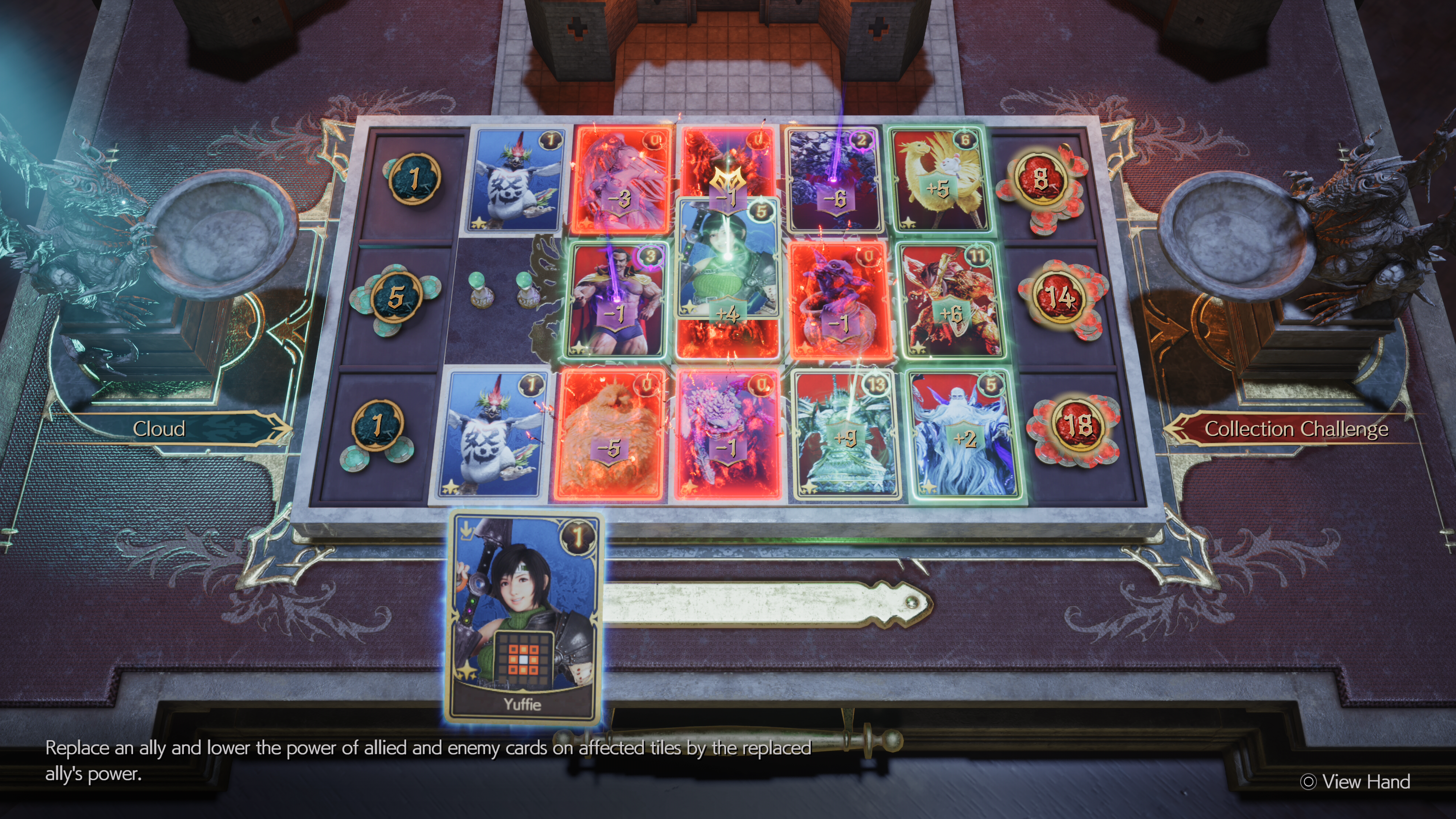 Final Fantasy 7 Rebirth Card Carnival puzzle solutions