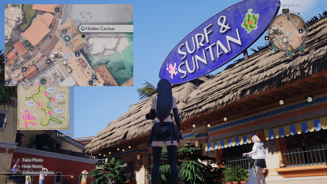 The second hidden Cactuar location sees the pink beast hiding on a huge sign.