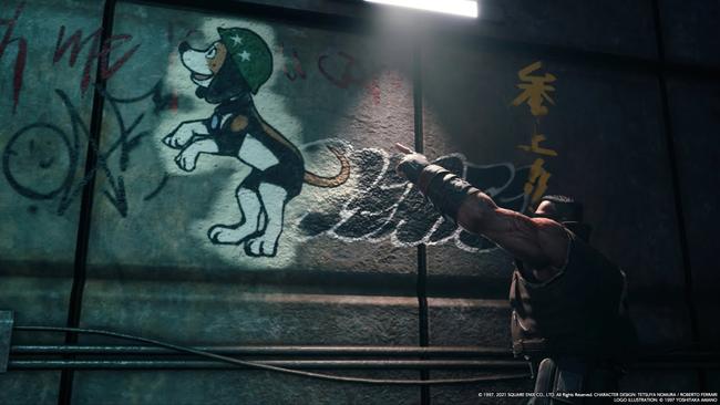 Stamp is highlighted multiple times in FF7 Remake, making a point of ensuring you recognize his Beagle design.