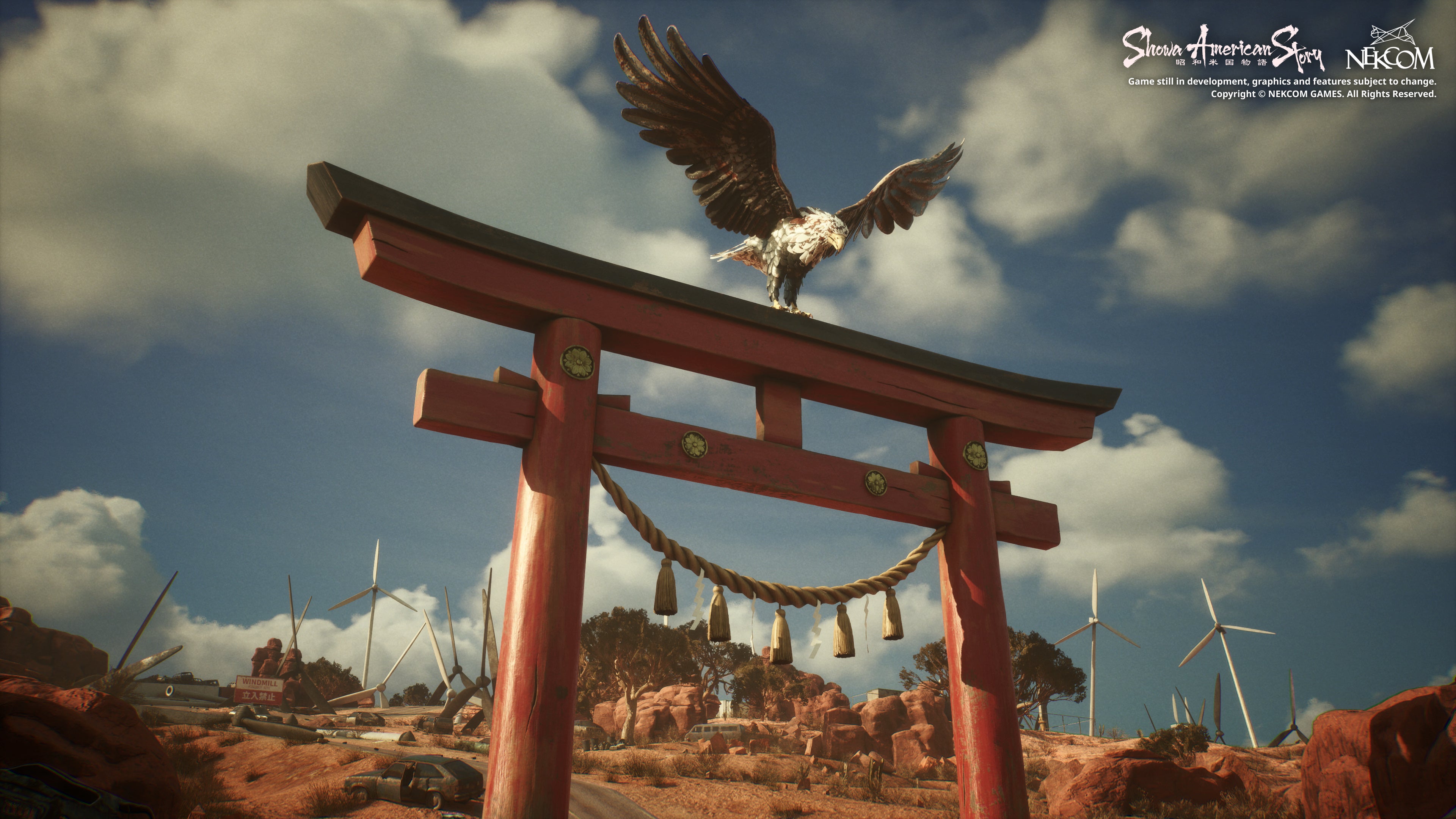 New screenshots for Showa American Story reveal Gokou, the Governor of Texas