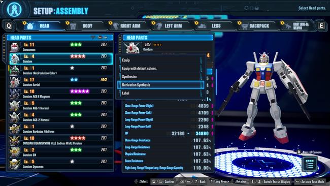 Gundam Breaker 4 Derivation Synthesis Guide: How to get Fusion-exclusive unit parts