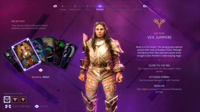 Dragon Age: The Veilguard Character Creation Guide: encuentra la mejor facción y clase para definir a Rook