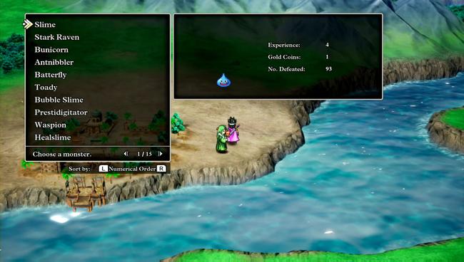 Dragon Quest III HD-2D Remake: How to access the Bestiary