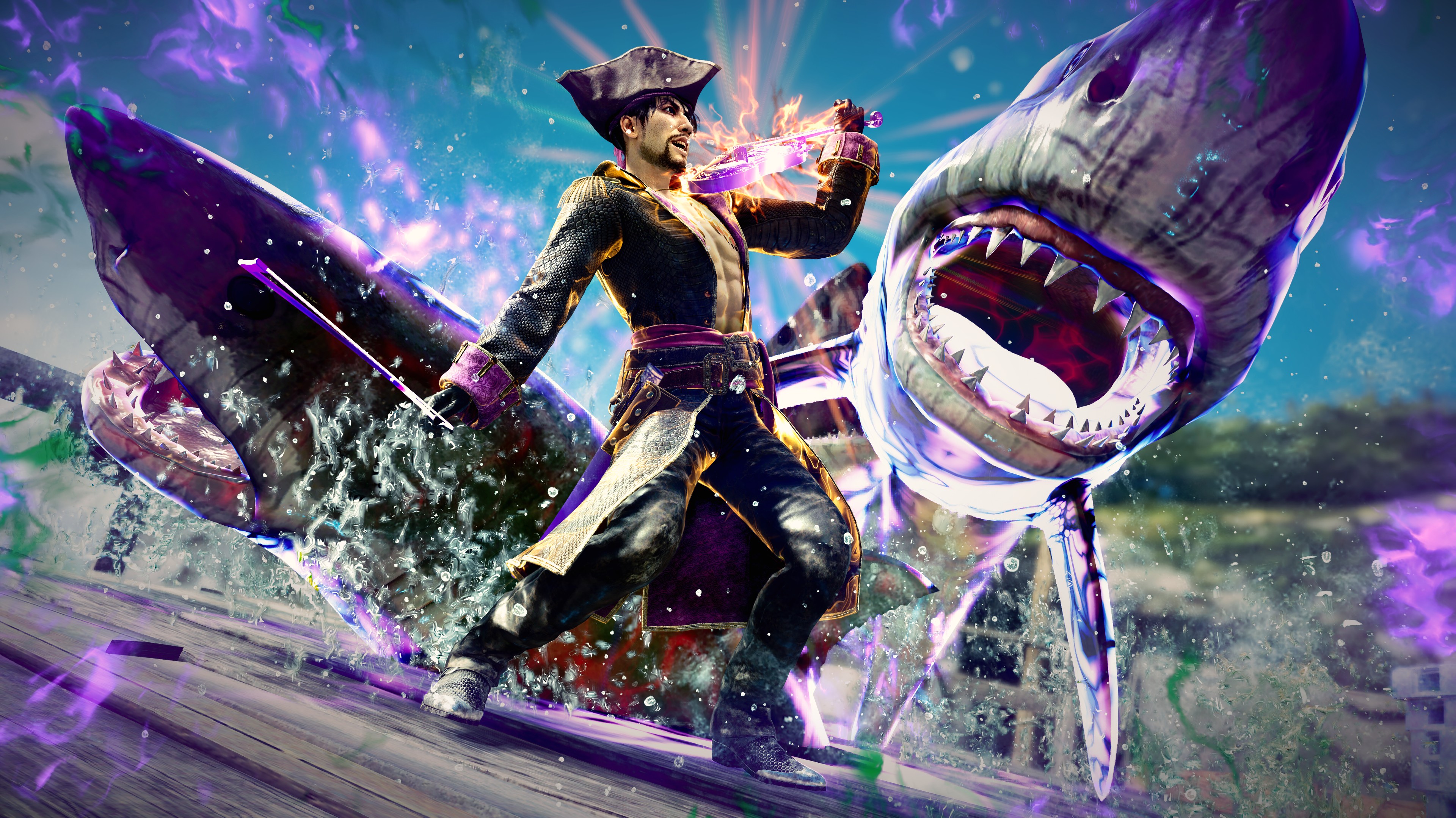 New screenshots for Like a Dragon: Pirate Yakuza in Hawaii detail battle styles, dark instruments, and naval combat