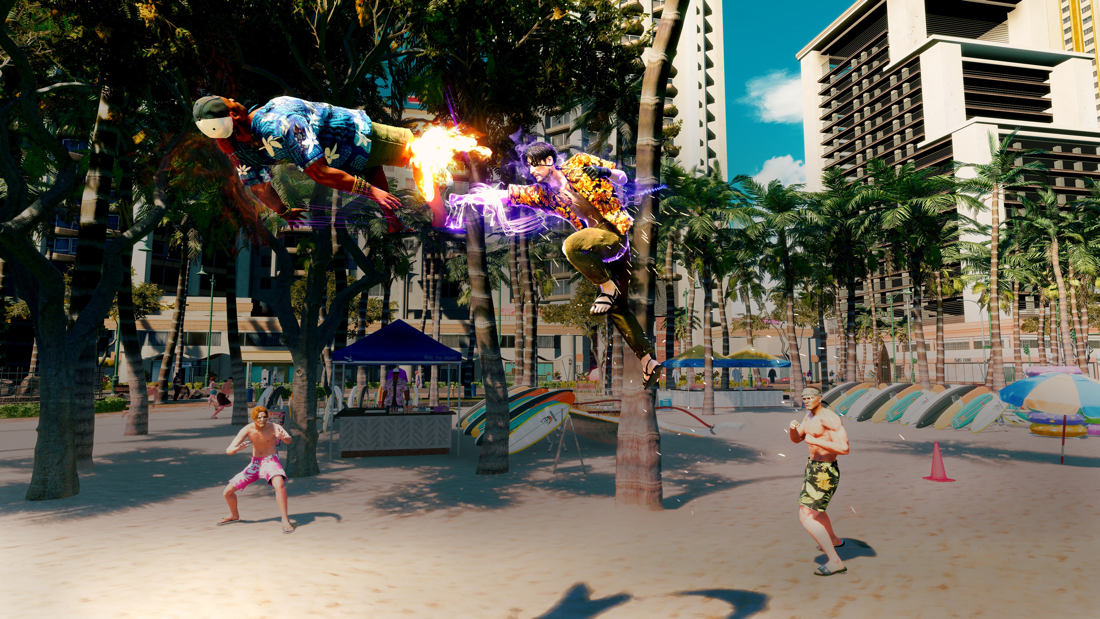 New screenshots for Like a Dragon: Pirate Yakuza in Hawaii detail battle styles, dark instruments, and naval combat