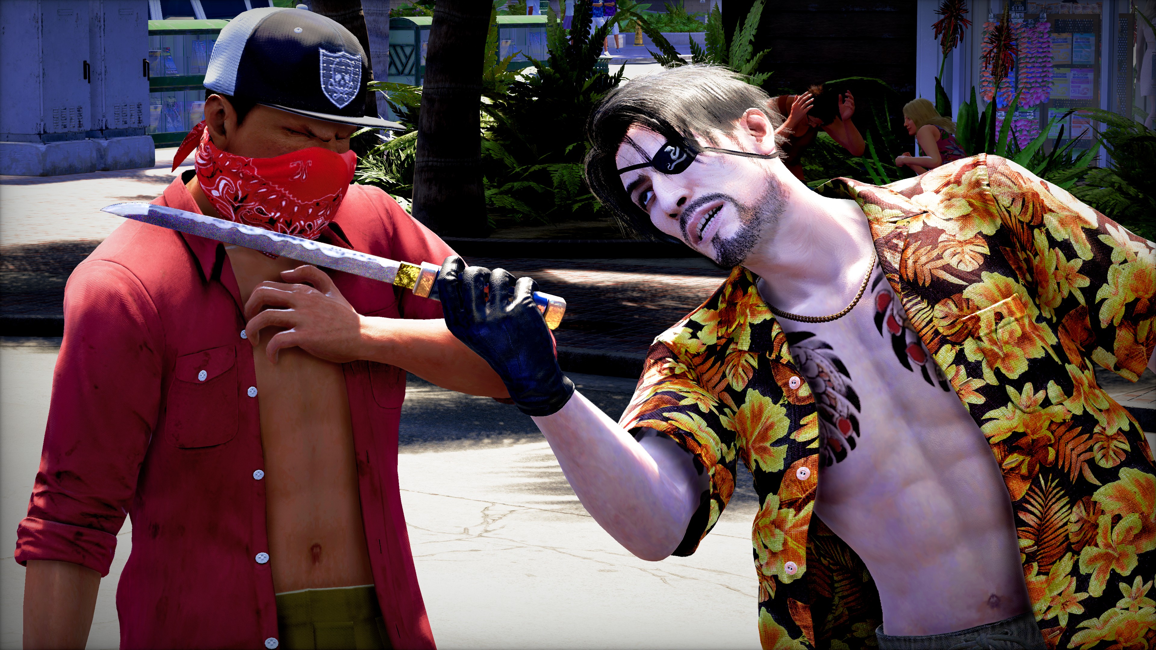 New screenshots for Like a Dragon: Pirate Yakuza in Hawaii detail battle styles, dark instruments, and naval combat