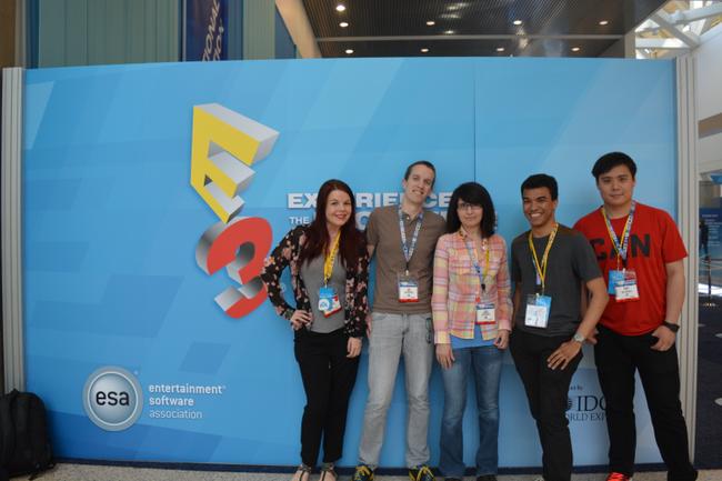 Team RPG Site all the way back at E3 2014. L-R, Andrea, Zack, Erren, Alex, and Andrew. 4/5 are still in the games industry, 11 years on!