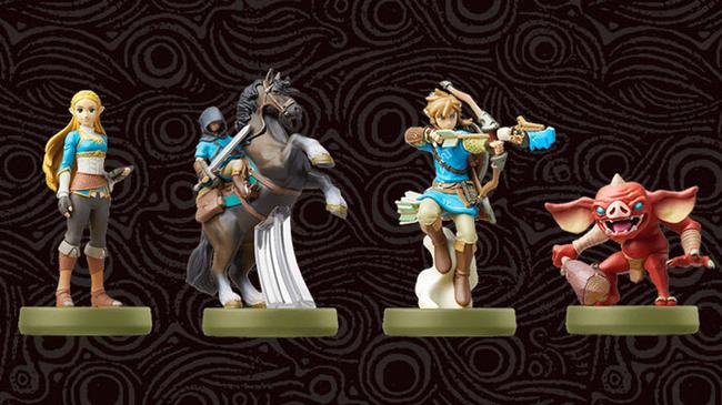 Nintendo Amiibo Figure The Legend of Zelda Breath of the Wild - Link  Wolf/Archer/Rider/Zelda/
