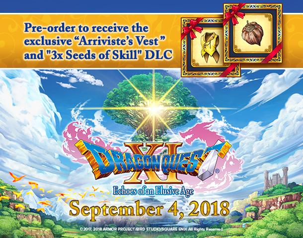 Pre Order Bonuses For Dragon Quest Xi Echoes Of An Elusive Age Rpg Site