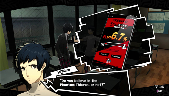 Mishima is useful to your cause in a number of ways - but if you take the time, you can also get even closer with this Confidant cooperation storyline.