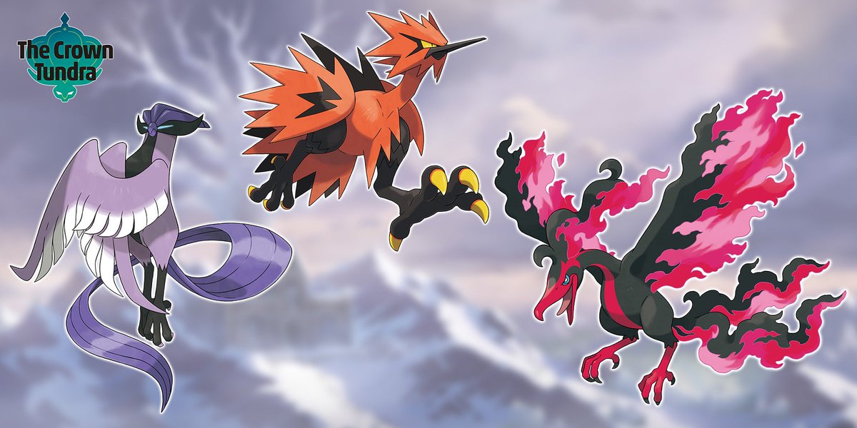 Pokemon Sword Shield Articuno Zapdos Moltres Where To Catch The 